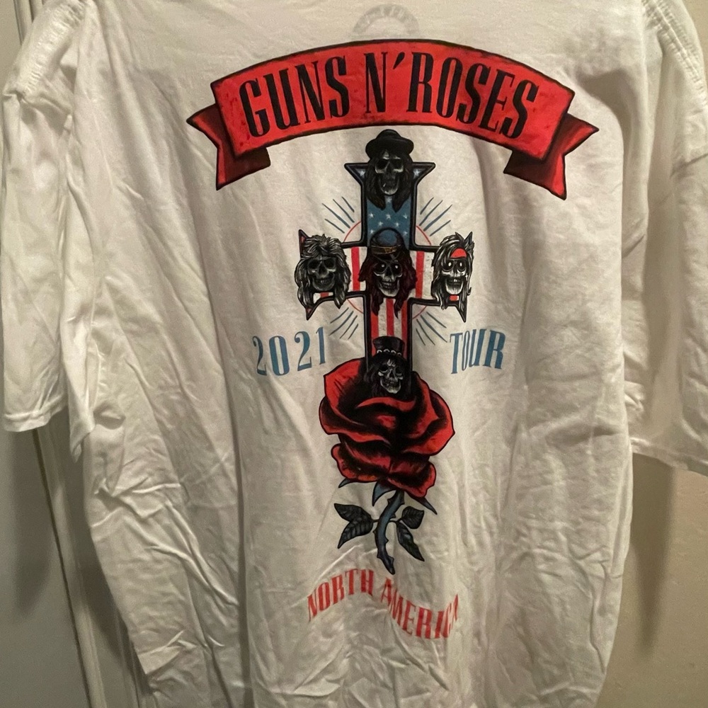 Guns N' Roses White Graphic T-Shirt